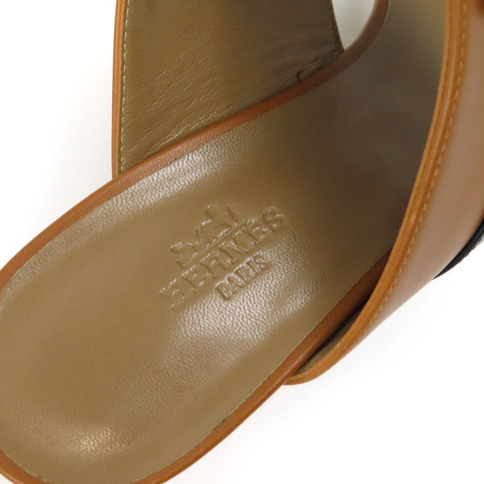 HERMES 
ケリー金具 レザー 
オヴァシオン サンダル