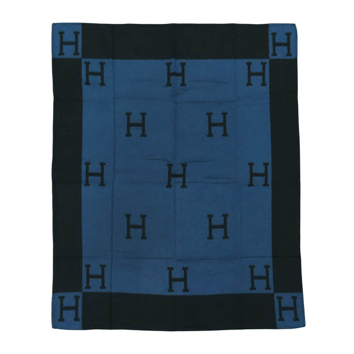 HERMES 
H アッシュ Avalon コットン混 カシミヤ混 
アヴァロン ブランケット