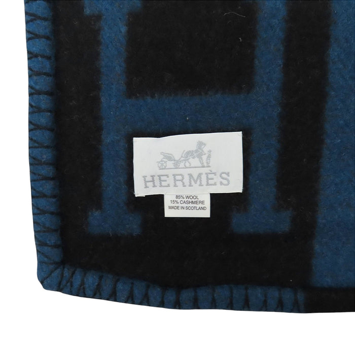 HERMES 
H アッシュ Avalon コットン混 カシミヤ混 
アヴァロン ブランケット