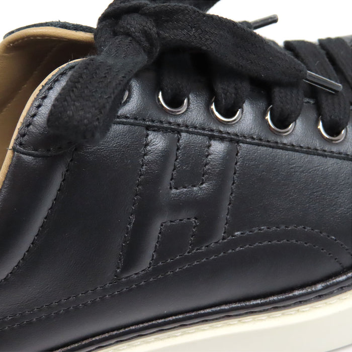 HERMES 
H アッシュ ロゴ VOLTAGE レースアップ レザー 
ヴォルテージ ローカット スニーカー