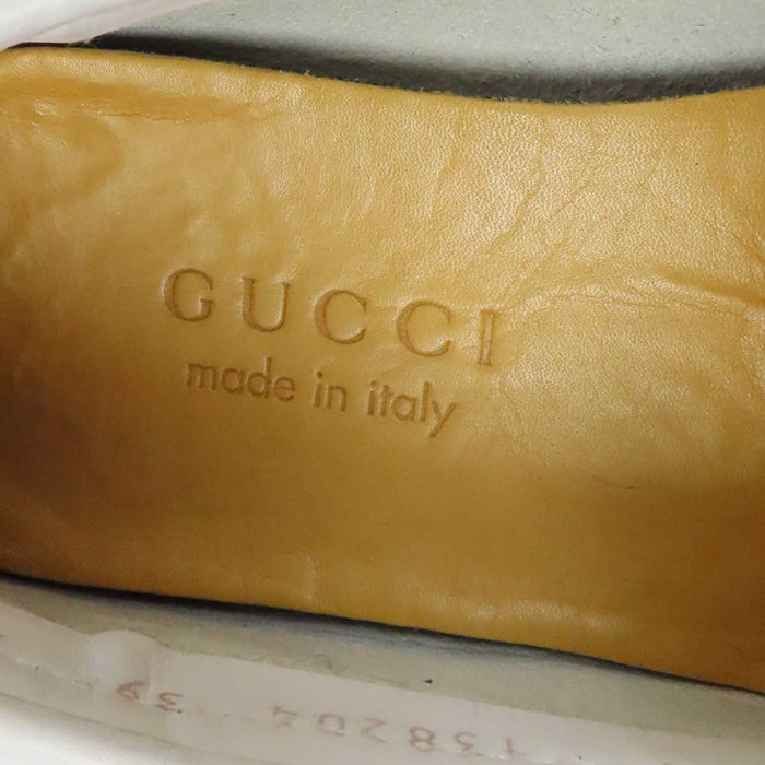 GUCCI 
レザー 
バンブー ホースビット ドライビングシューズ
