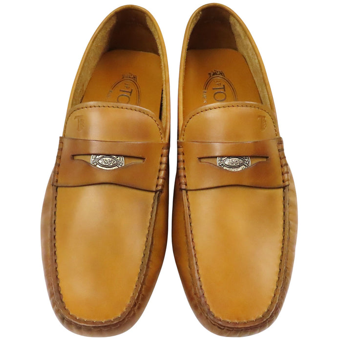 TOD’S 
PENNY NEW GOMMINI ロゴ コイン 
ペニー ニュー ゴンミーニ レザー ドライビングシューズ