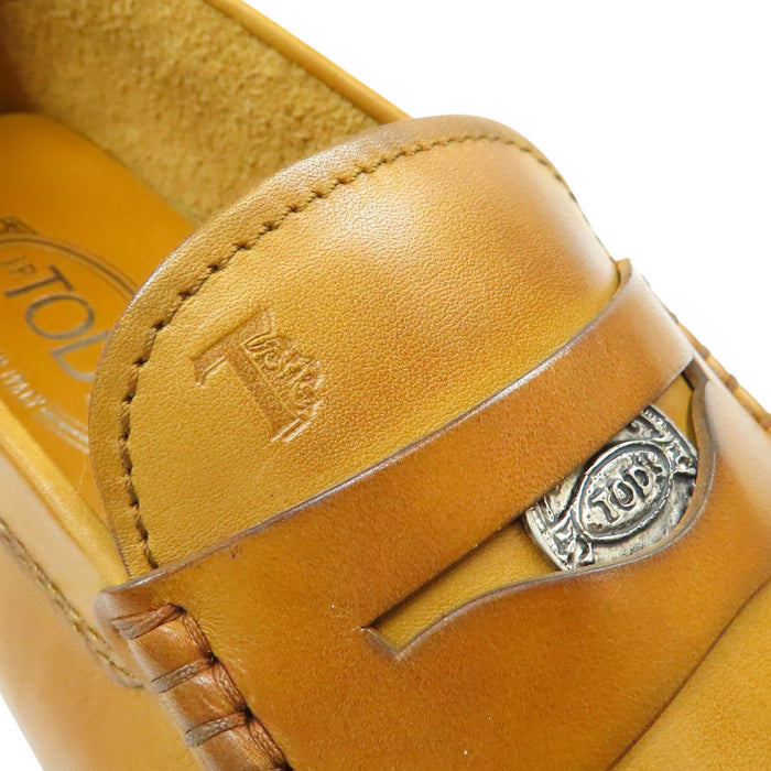 TOD’S 
PENNY NEW GOMMINI ロゴ コイン 
ペニー ニュー ゴンミーニ レザー ドライビングシューズ