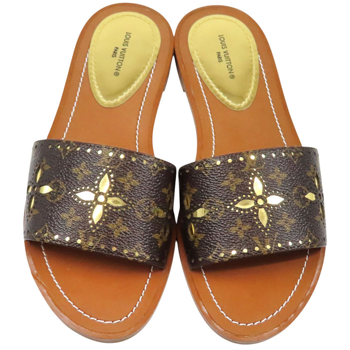 LOUIS VUITTON  
LV Monogramma Fiore 2022  
Monogramma Lockit Mulo Piatto