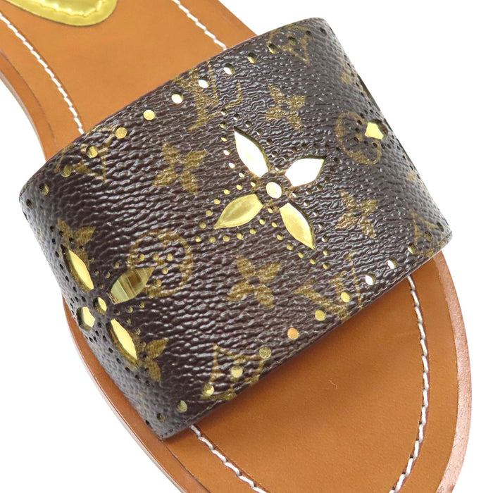 LOUIS VUITTON  
LV Monogramma Fiore 2022  
Monogramma Lockit Mulo Piatto
