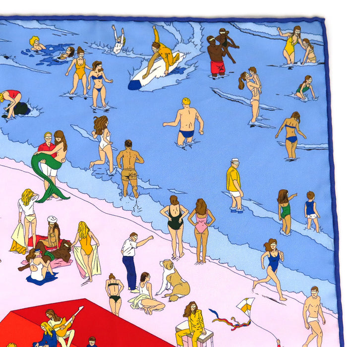 HERMES
Sciarpa grande in seta
Carré 90 on The Beach Sciarpa