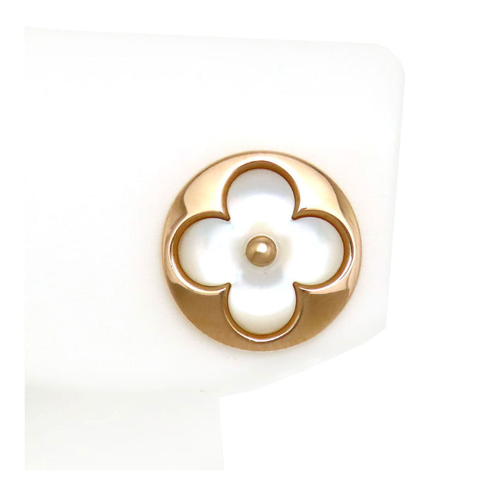 LOUIS VUITTON  
Puce Saint Blossom Nacre Earring Single Piece