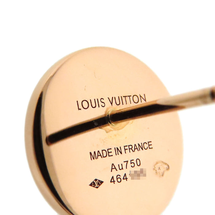 LOUIS VUITTON  
Puce Saint Blossom Nacre Earring Single Piece