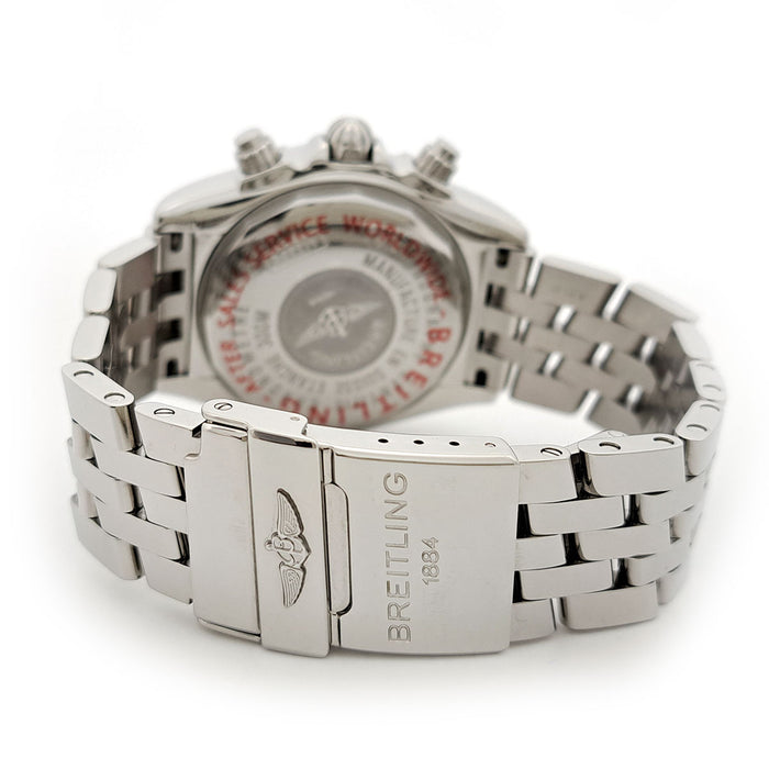 BREITLING  
Chronomat Evolution 白色珍珠母錶盤  
附盒及保卡