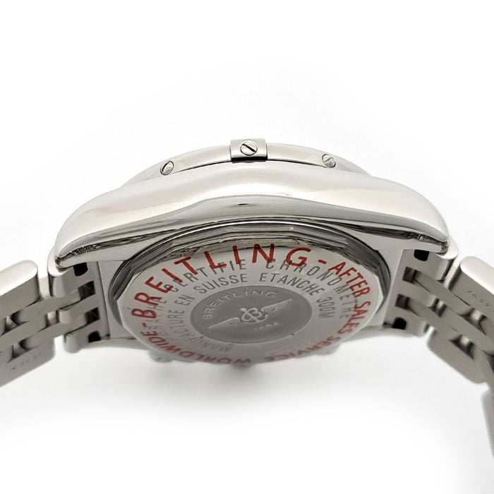 BREITLING  
Chronomat Evolution 白色珍珠母錶盤  
附盒及保卡
