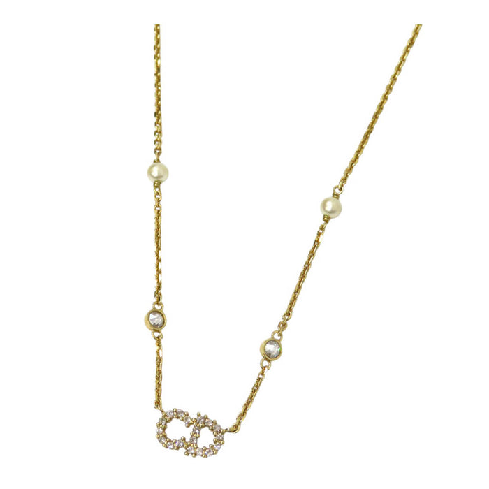 Dior  
CD CLAIR D LUNE metallo color oro  
Collana Clair de Lune