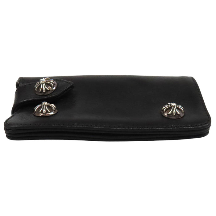 CHROME HEARTS 
CH KEY CASE 
クロスボール ボタン レザー キーケース