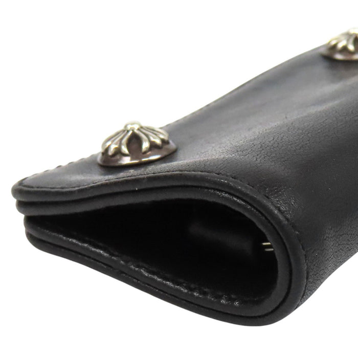 CHROME HEARTS 
CH KEY CASE 
クロスボール ボタン レザー キーケース
