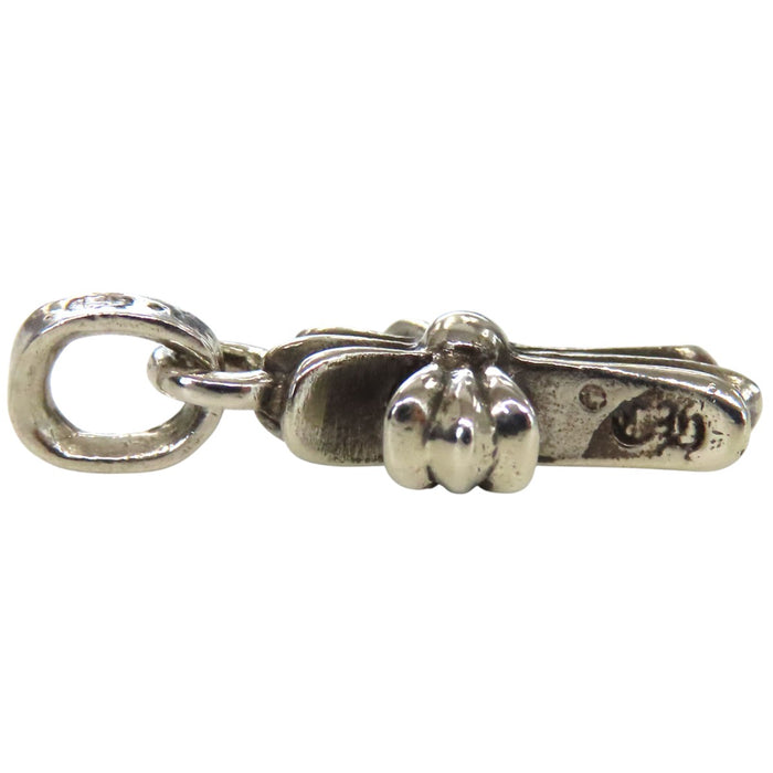 CHROME HEARTS  
CRS BBYFAT P EMRLD 銀 2004年刻印  
寶貝胖翡翠吊飾