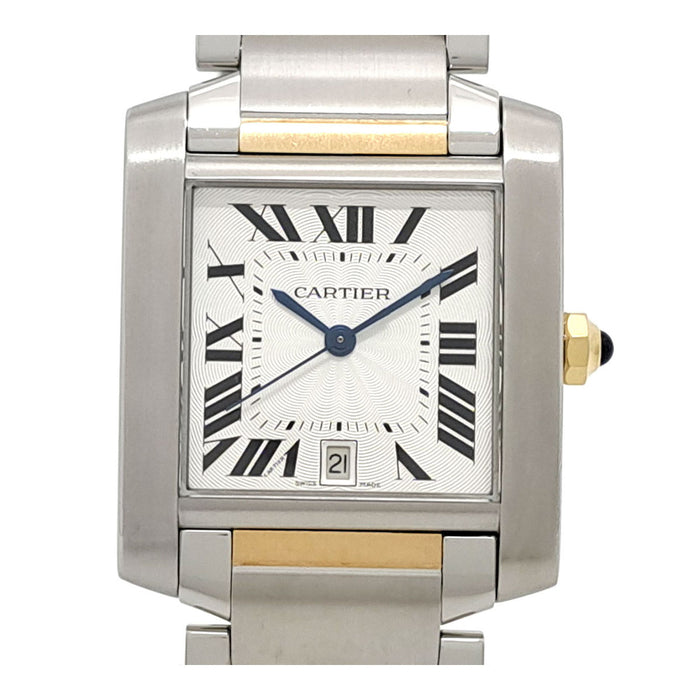 CARTIER 
Tank Française LM révisé 
avec boîte et garantie