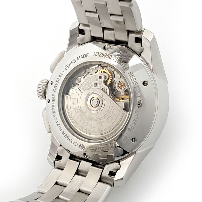 HAMILTON  
Jazzmaster Chronograph  
With Box and Warranty Card
