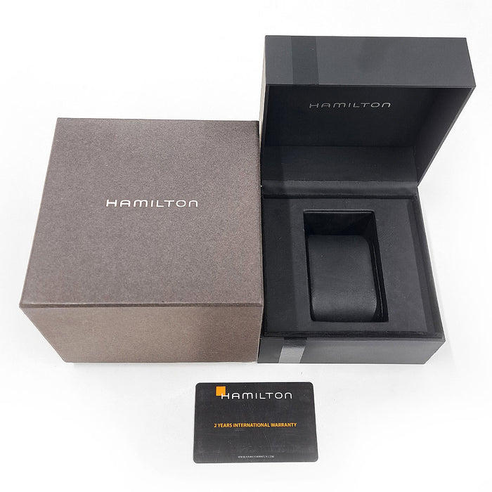 HAMILTON  
Jazzmaster Chronograph  
With Box and Warranty Card