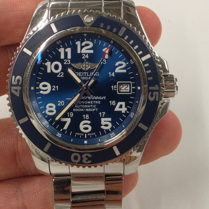 【批發】
BREITLING
A17365D1
超級海洋2
盒子 保固 計時碼錶證書