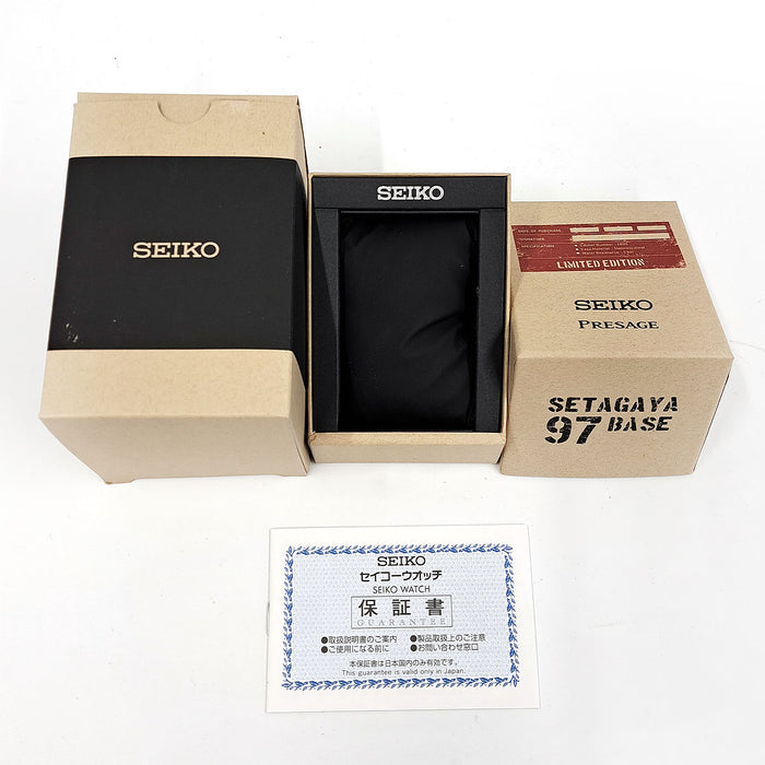 SEIKO 
プレザージュ 世田谷ベース 
箱ギャラ付