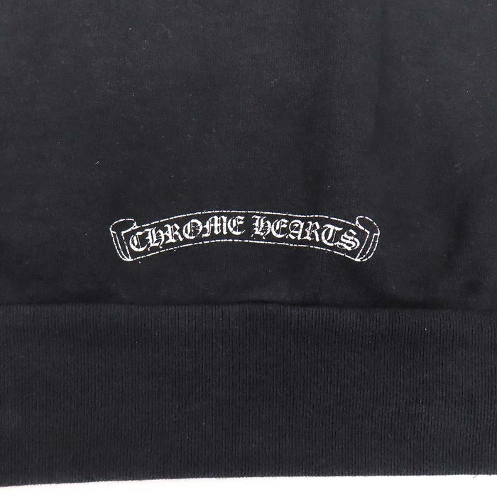 CHROME HEARTS 
CH スウェット コットン 
袖フローラル ホースシュー パーカー