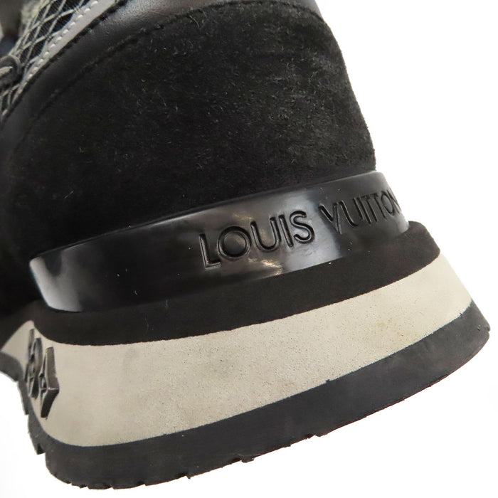 LOUIS VUITTON  
LV Logo Mesh Suede Leather Lace-Up  
Runaway Line Sneakers