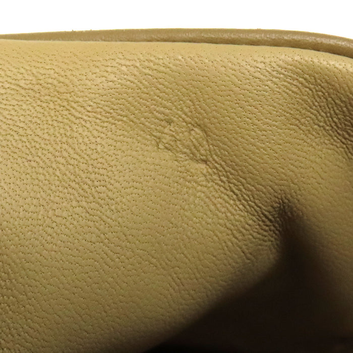 HERMES
Sneaker basse in pelle con lacci, motivo a logo H e stampa all-over, tela free