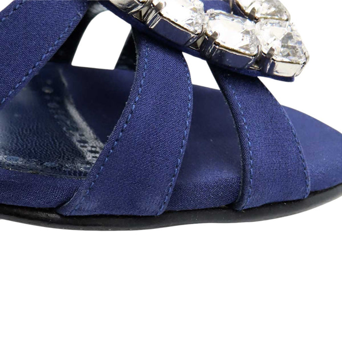 MANOLO BLAHNIK 
ビジュー バックル 
ILUNAFLAT イルナ フラット ミュール