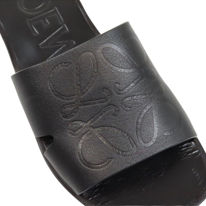 LOEWE  
標誌皮革  
字母組合滑動涼鞋