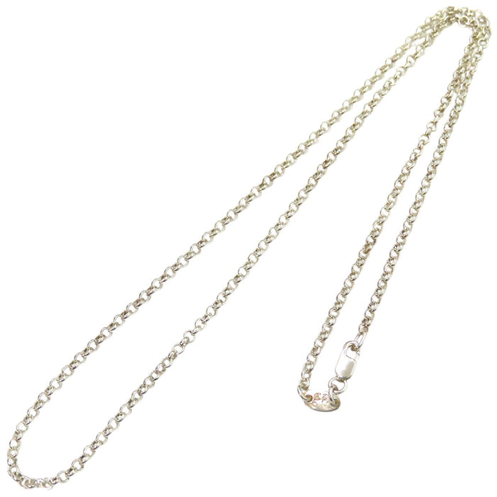 CHROME HEARTS  
CH ROLL CHAIN 銀色 18英吋  
滾輪鏈項鍊 18英吋