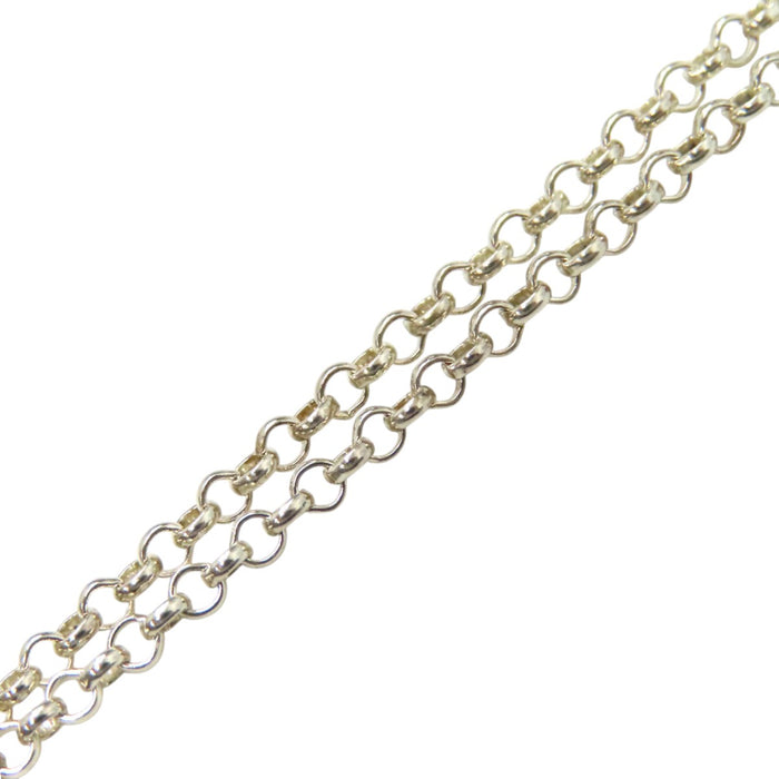 CHROME HEARTS  
CH ROLL CHAIN 銀色 18英吋  
滾輪鏈項鍊 18英吋