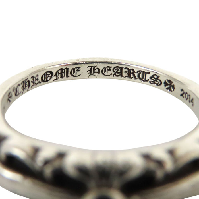 CHROME HEARTS  
嬰兒經典花卉十字戒指 銀色  
嬰兒經典花卉十字戒指