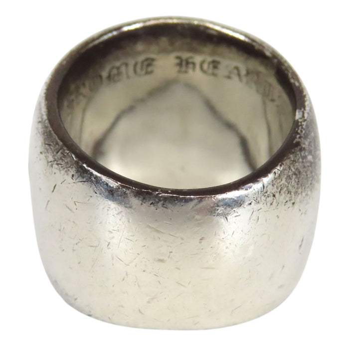 CHROME HEARTS  
經典橢圓形 銀飾 2002年刻印  
經典橢圓十字戒指