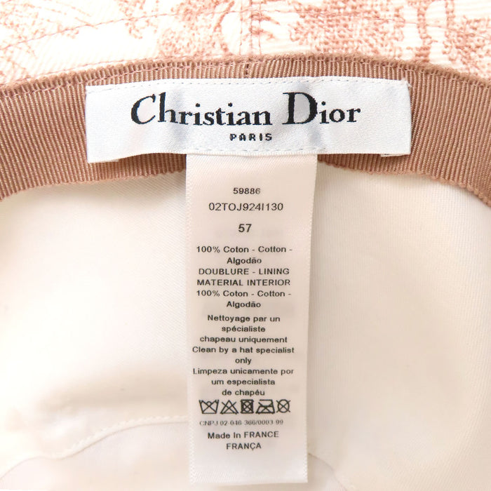 Dior 
CD コットン 
トワルドゥジュイ バケットハット