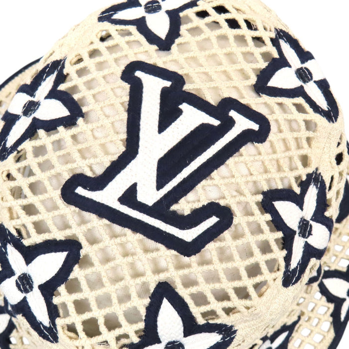 路易威登  
网眼棉质  
LV十字军水桶帽  
经典花纹