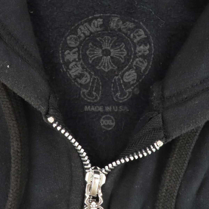 CHROME HEARTS 
CH Back Grad Circle Logo Hoodie ダガー スクロールラベル 
フローラル グラデーション ジップアップ パーカー