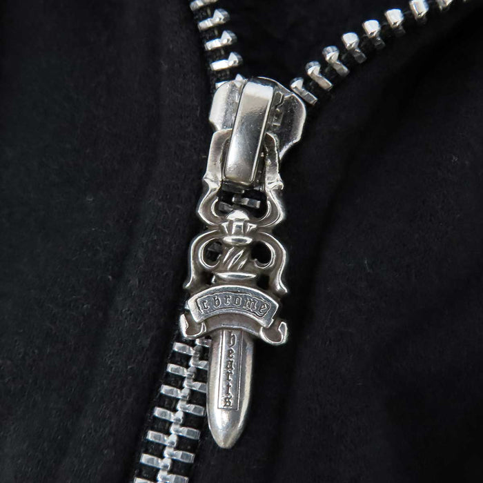 CHROME HEARTS 
CH Back Grad Circle Logo Hoodie ダガー スクロールラベル 
フローラル グラデーション ジップアップ パーカー