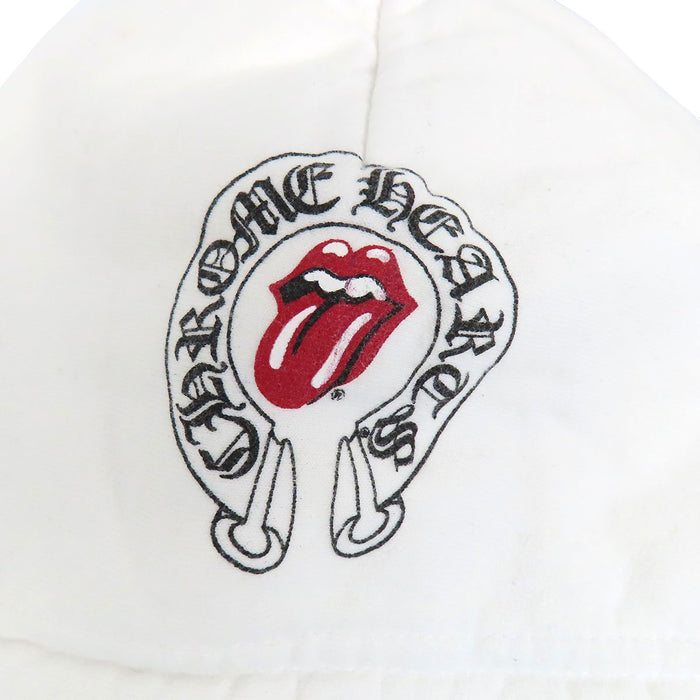 CHROME HEARTS 
CH FERRATURA LOGO LATERALE ROLLING STONES FELPA INTERNA IN COTONE 
STAMPA LIP AND TONGUE FELPA CON CAPPUCCIO
