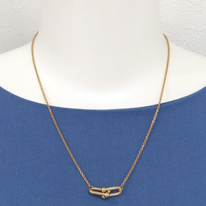 TIFFANY&Co. 
Collana Hardware Doppio Anello Piccola