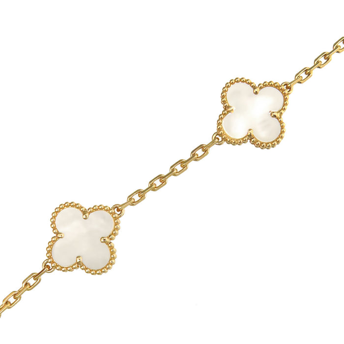 Van Cleef & Arpels 
ヴィンテージ アルハンブラ ブレスレット 5Pモチーフ