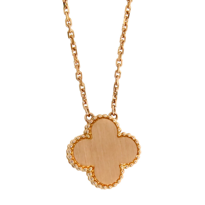Van Cleef & Arpels 2017年假日限定复古Alhambra项链
