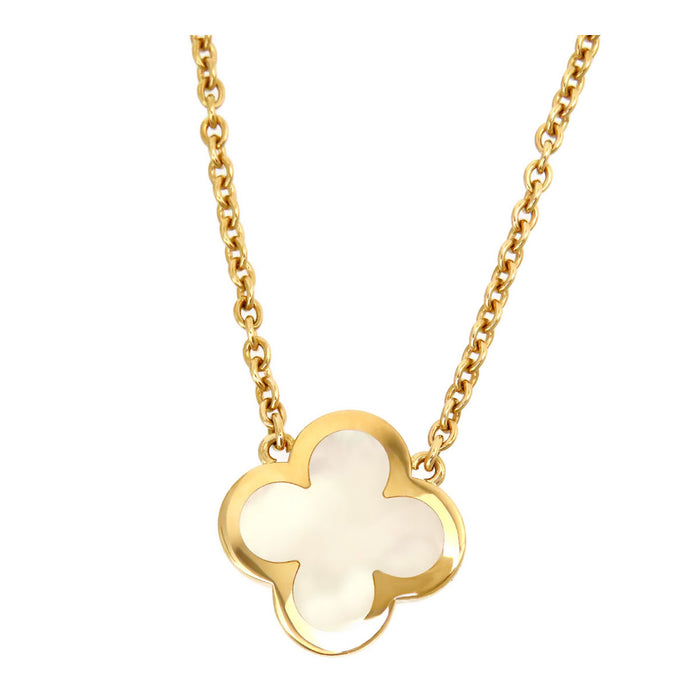 Van Cleef & Arpels 
純粹四葉草項鍊