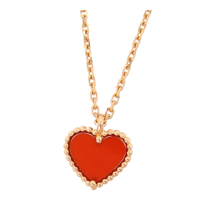 Van Cleef & Arpels Sweet Alhambra Heart Necklace