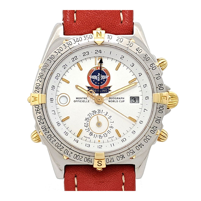 BREITLING 
ブライトリング デュオグラフ 
OH済 箱ギャラ付