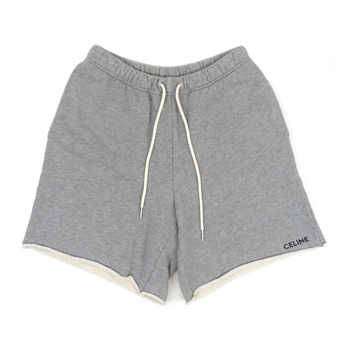 CELINE Sweatshirt Logo Embroidered Half Pants