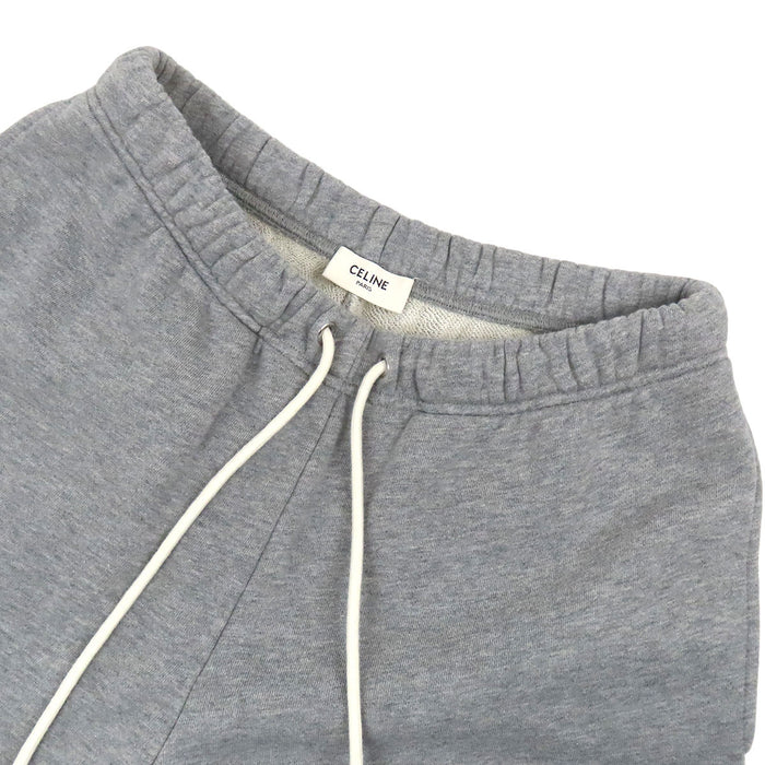 CELINE Sweatshirt Logo Embroidered Half Pants