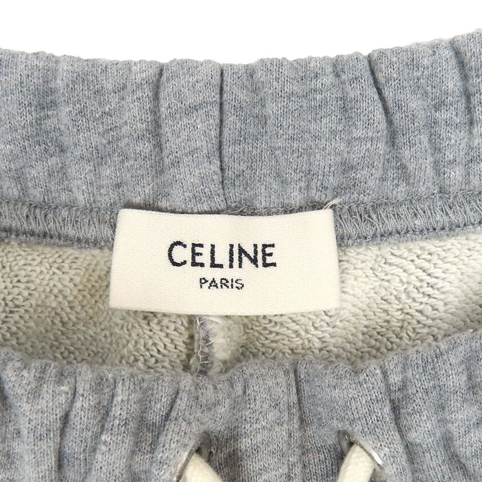 CELINE Sweatshirt Logo Embroidered Half Pants