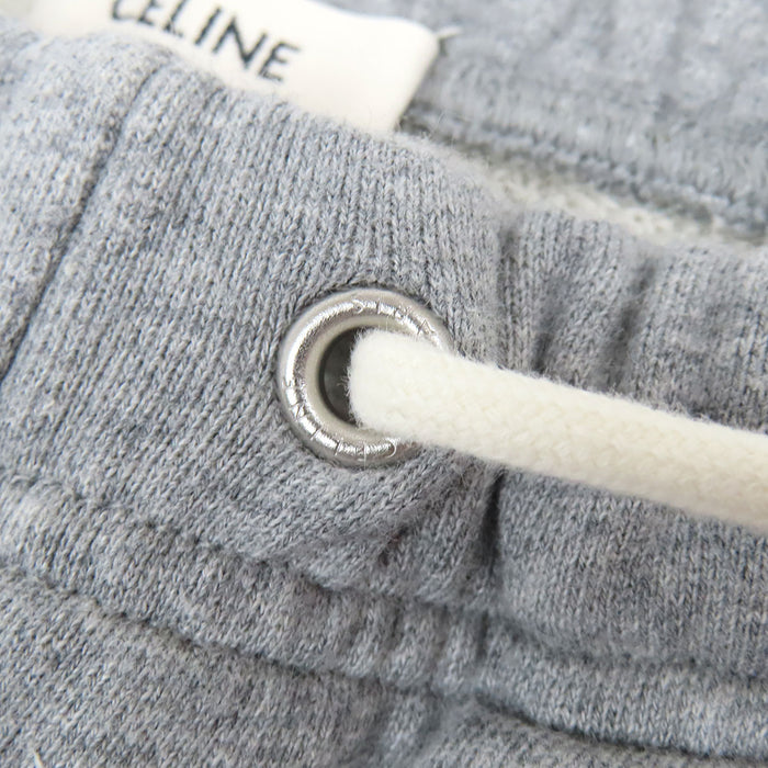 CELINE Sweatshirt Logo Embroidered Half Pants