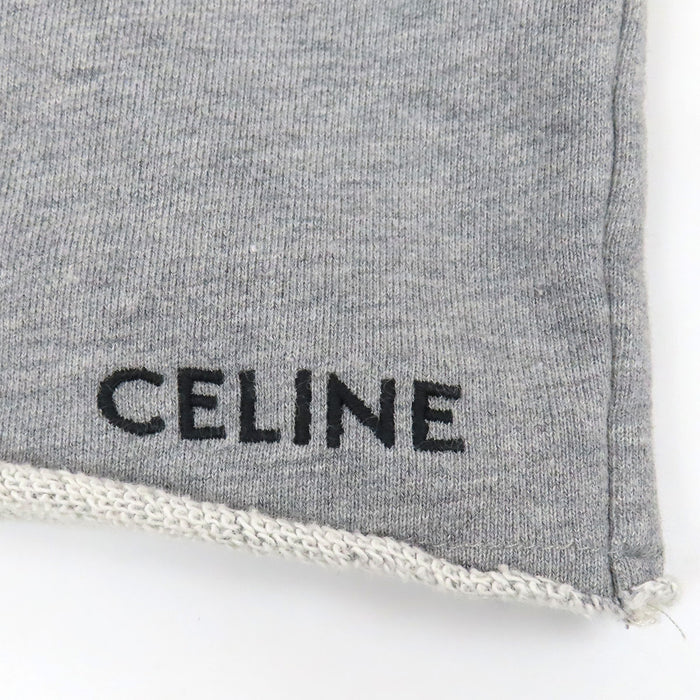 CELINE Sweatshirt Logo Embroidered Half Pants