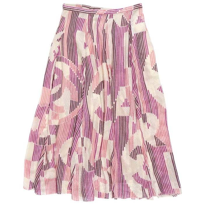 CHANEL COCO CC Coco Button Coco Mark Velour See-Through Skirt