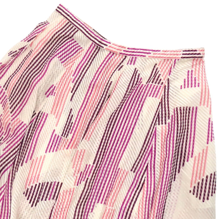 CHANEL COCO CC Coco Button Coco Mark Velour See-Through Skirt